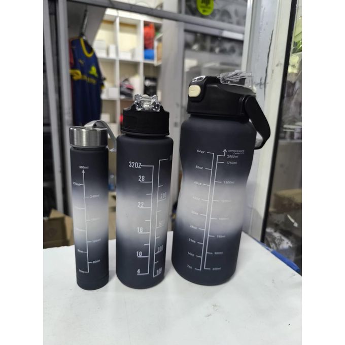 3 in 1 Motivational Water Bottle