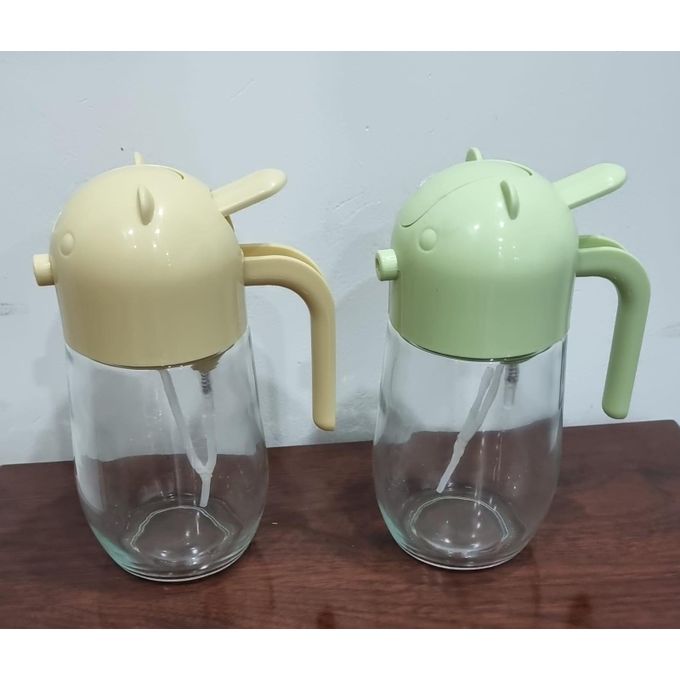 580ml Dual-Function Oil Dispenser Jug – 2-Way Pour Or Spray Bottle For Cooking, Frying & Salad Dressing