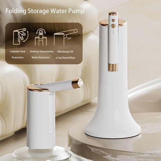 Automatic Water Dispenser, Foldable Portable Electric Drinking Pump for 5 Gallon Bottle with Timer Quantitative, USB Rechargeable Electric Water Dispenser for Home & Outdoor