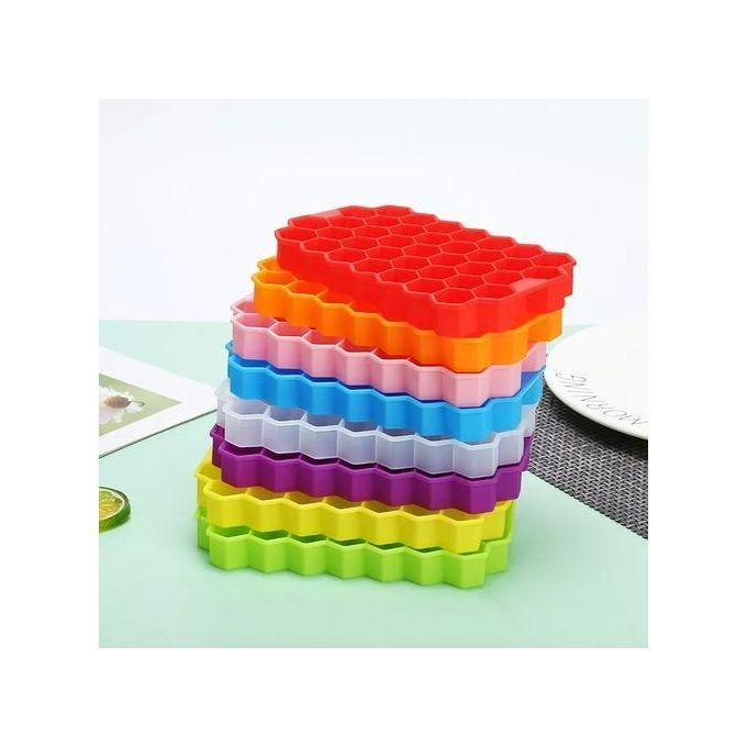 37 Grids Silicon Ice Cube Maker Tray + Top Cover