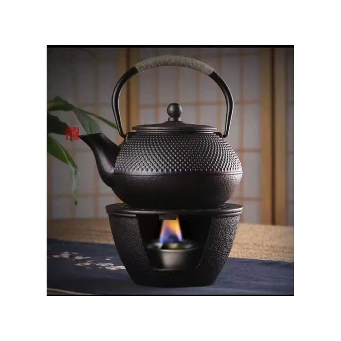 900ml Cast Iron Set Teapot Japanese Tea Tetsubin Pot Kettle Enamel Fu Kung Infusers Metal With Strainer Net Filter