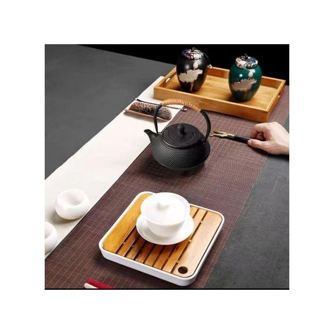 900ml Cast Iron Set Teapot Japanese Tea Tetsubin Pot Kettle Enamel Fu Kung Infusers Metal With Strainer Net Filter