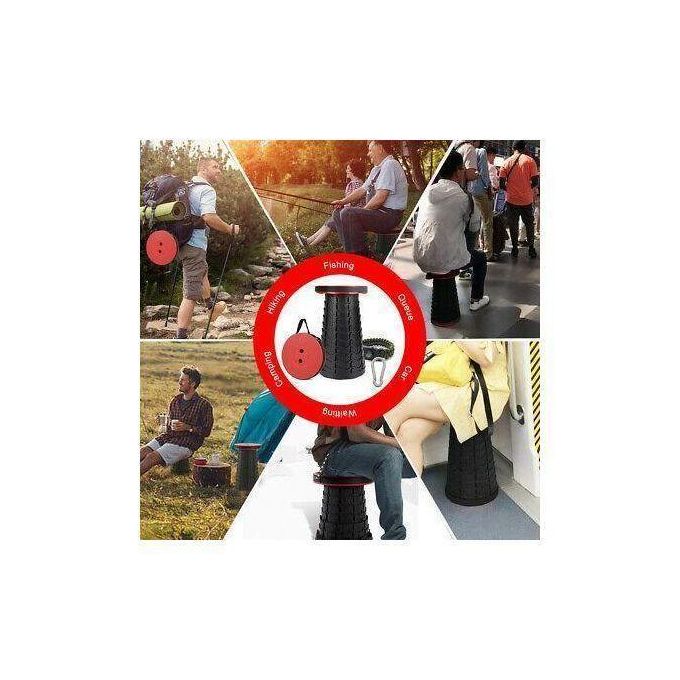 Portable retractable stool