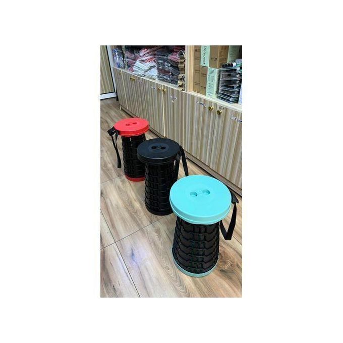 Portable retractable stool