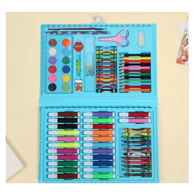 Kids Art Drawing And Colouring Set.,