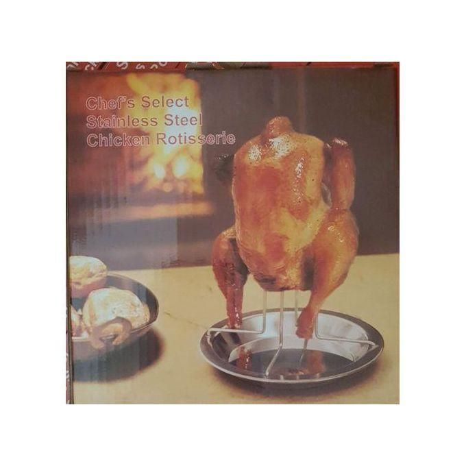 Rotisserie Chicken Roaster Grill Stand