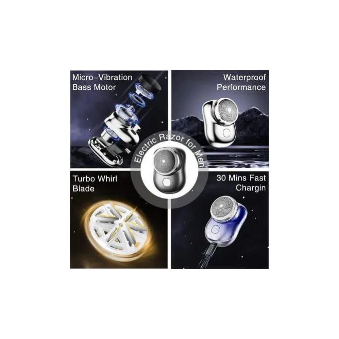 Rechargeable Pocket mini shaver grinder