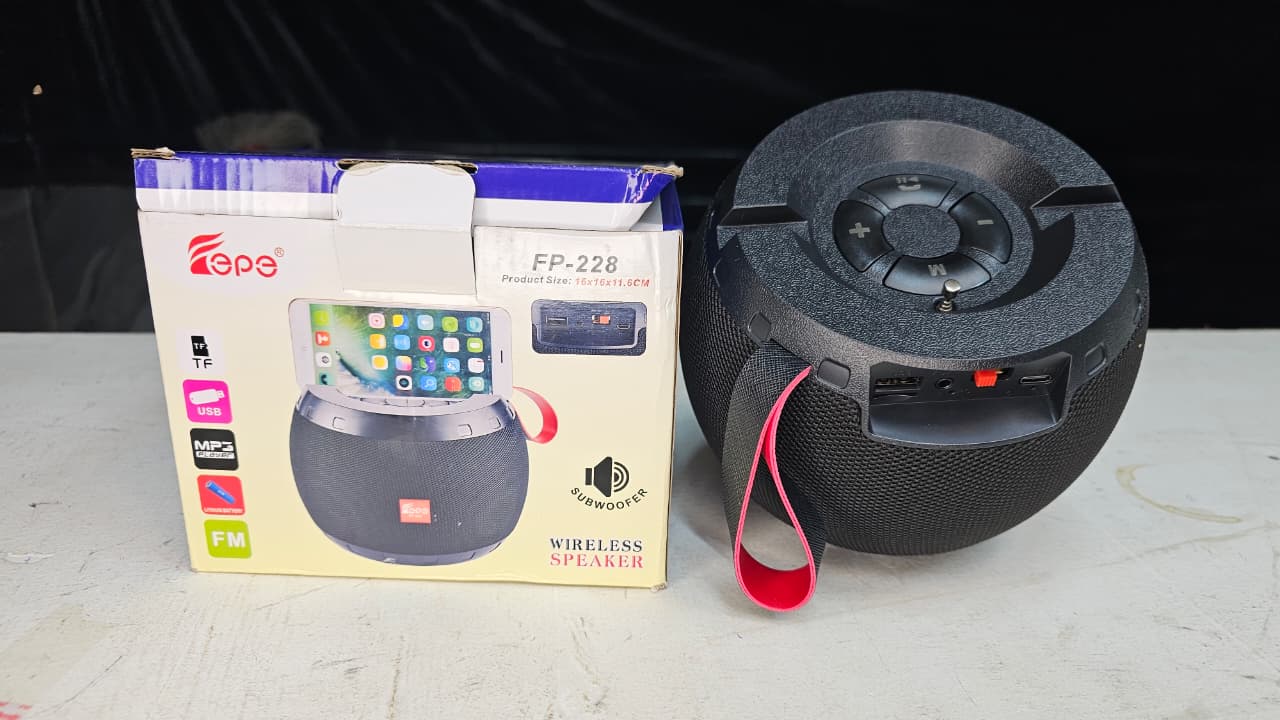 Caston  High Bass Bluetooth Speaker with FM Radio – Portable Wireless Speaker with USB/SD Support & Powerful Sound Output