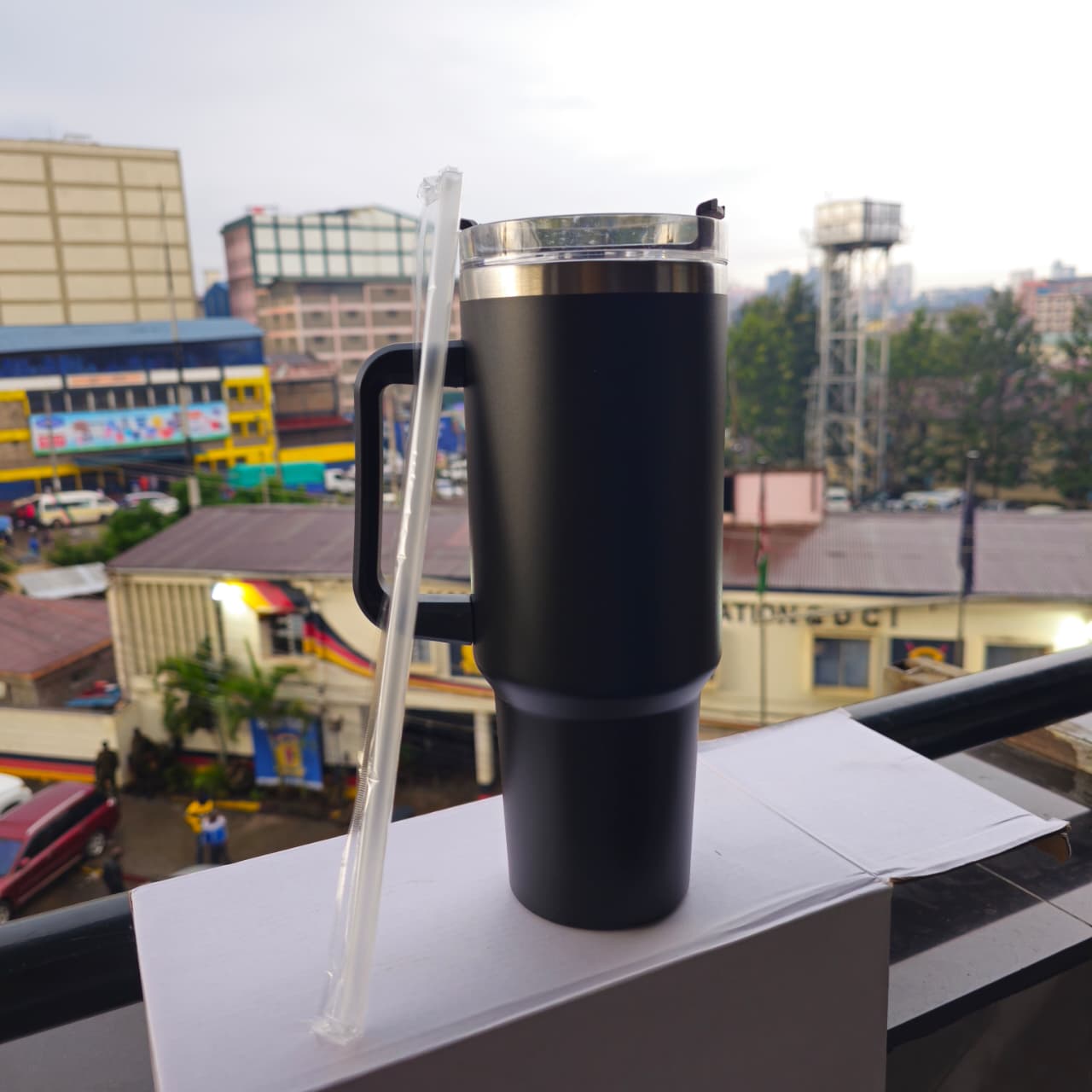 Stanley Mug Tumbler With Handle And Straw Lid, Insulated Reusable Stainless Steel Travel Mug Sports Water Bottle