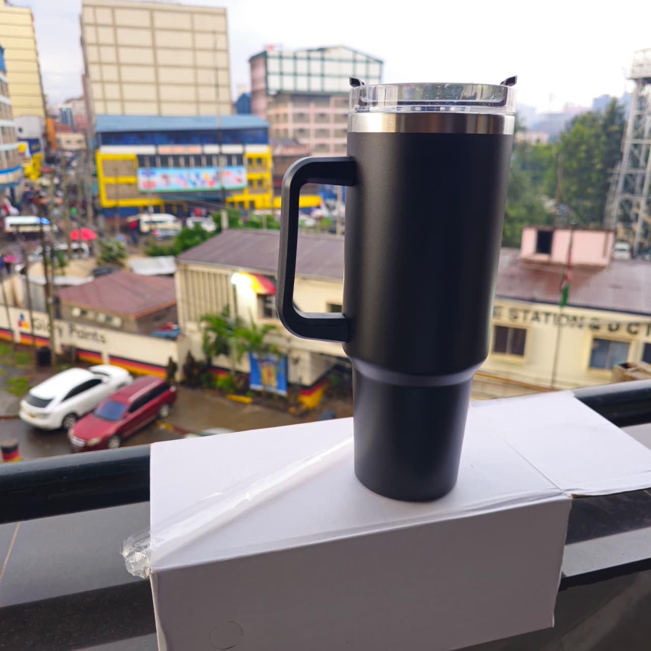 Stanley Mug Tumbler With Handle And Straw Lid, Insulated Reusable Stainless Steel Travel Mug Sports Water Bottle