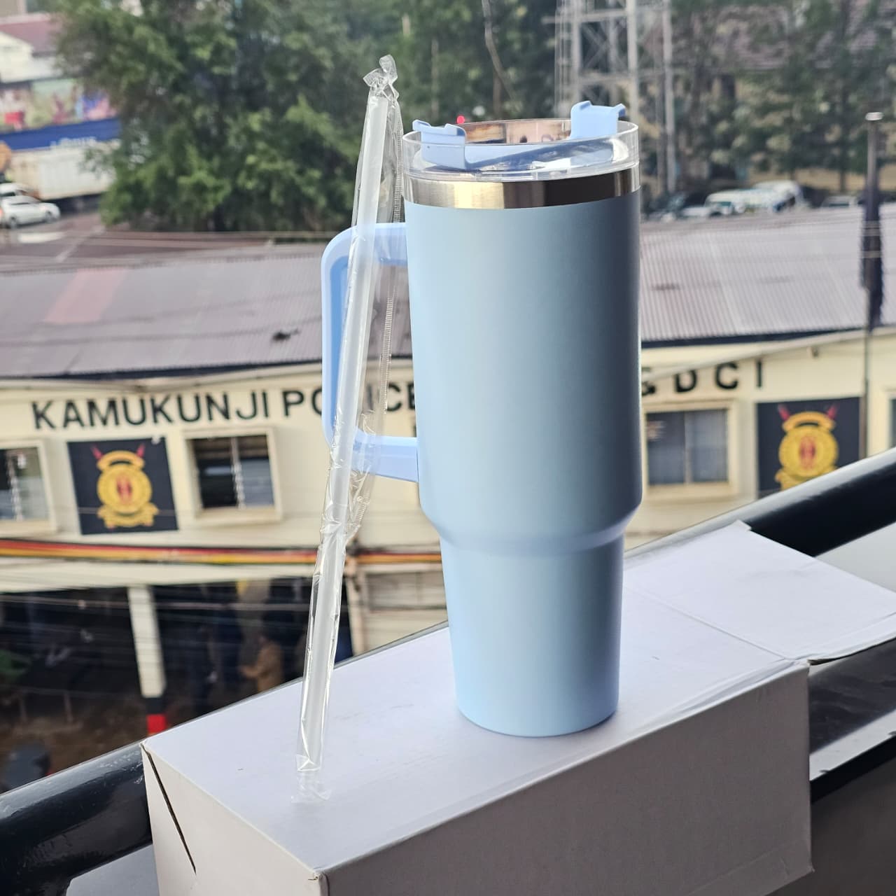 Stanley Mug Tumbler With Handle And Straw Lid, Insulated Reusable Stainless Steel Travel Mug Sports Water Bottle