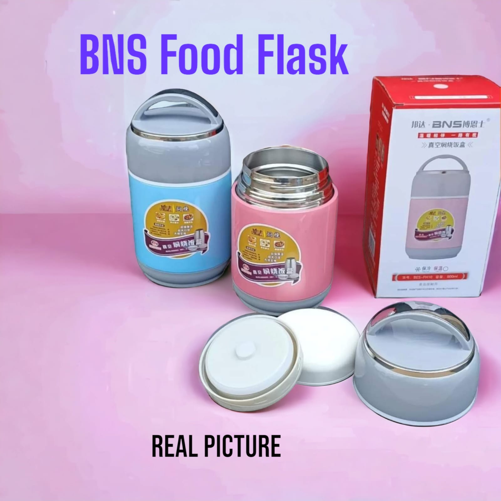 [ 📍🌈 EVERYDAY OFFER 🌈📍🤑DONT MISS OUT 🤑!!! ] 1Pc Classy Very Quality Durable & Portable BNS Steel Food Flask. Size (800ml) at Affordable Price