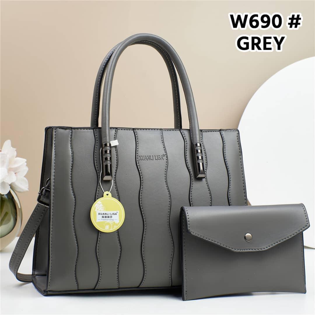 [ ❤EMBRACE THE LATEST TREND 🤩🤩✨ !!! ]  2 IN 1 Brand New High Quality Stylish and Luxurious Comfortable Ladies Handbag ..Designed With Durability and Functionality ✔👌