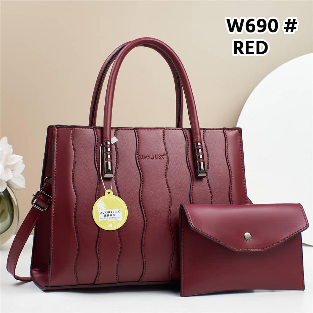 [ ❤EMBRACE THE LATEST TREND 🤩🤩✨ !!! ]  2 IN 1 Brand New High Quality Stylish and Luxurious Comfortable Ladies Handbag ..Designed With Durability and Functionality ✔👌