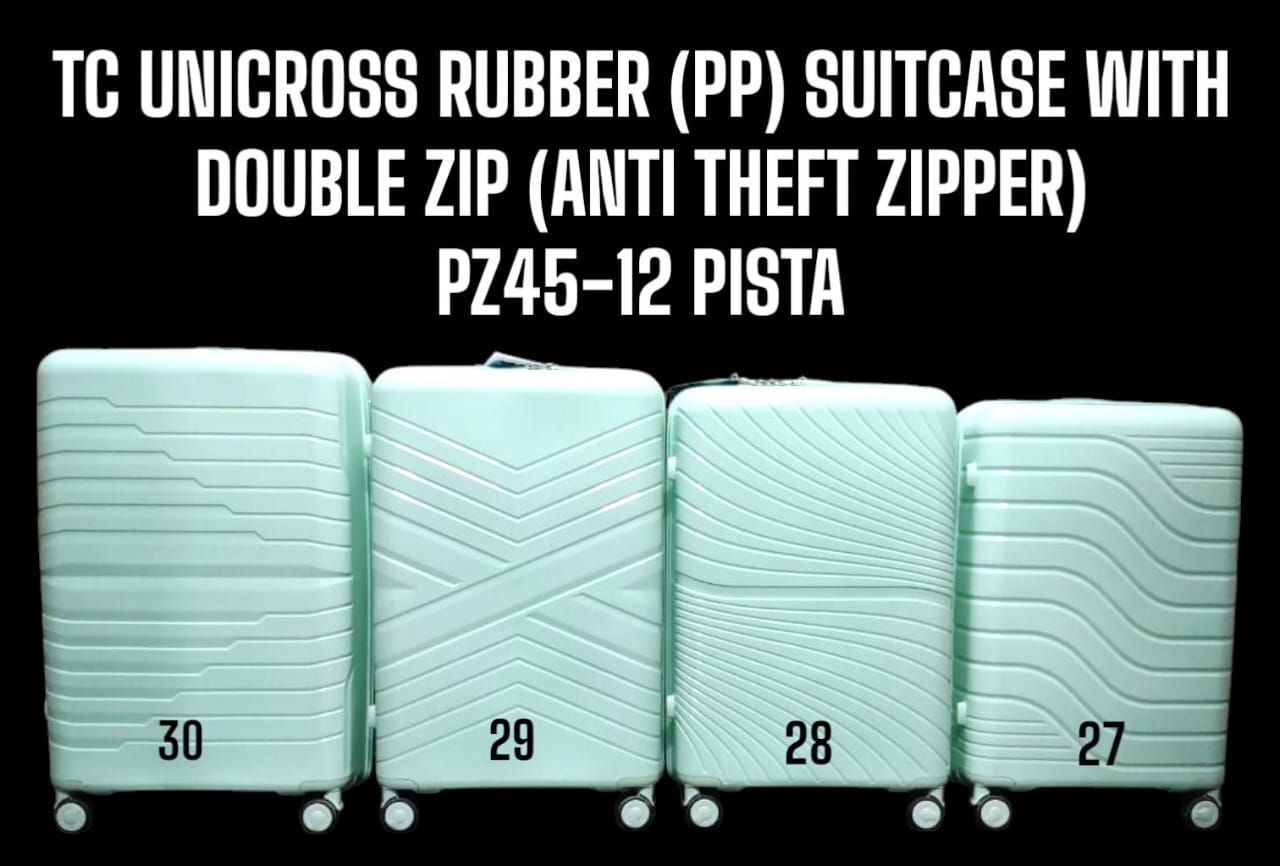 🤑🥑** TRAVEL IN STYLE   **🥑🌽 3 IN 1 SIZE 29 BRAND NEW VERY QUALITY DURABLE & LAXURIOUS TC UNICROSS PP (RUBBER) FIBER WITH DOUBLE ZIP (ANTI THEFT ZIPPER) PZ45-12 . FOR EASY TRAVELLING..