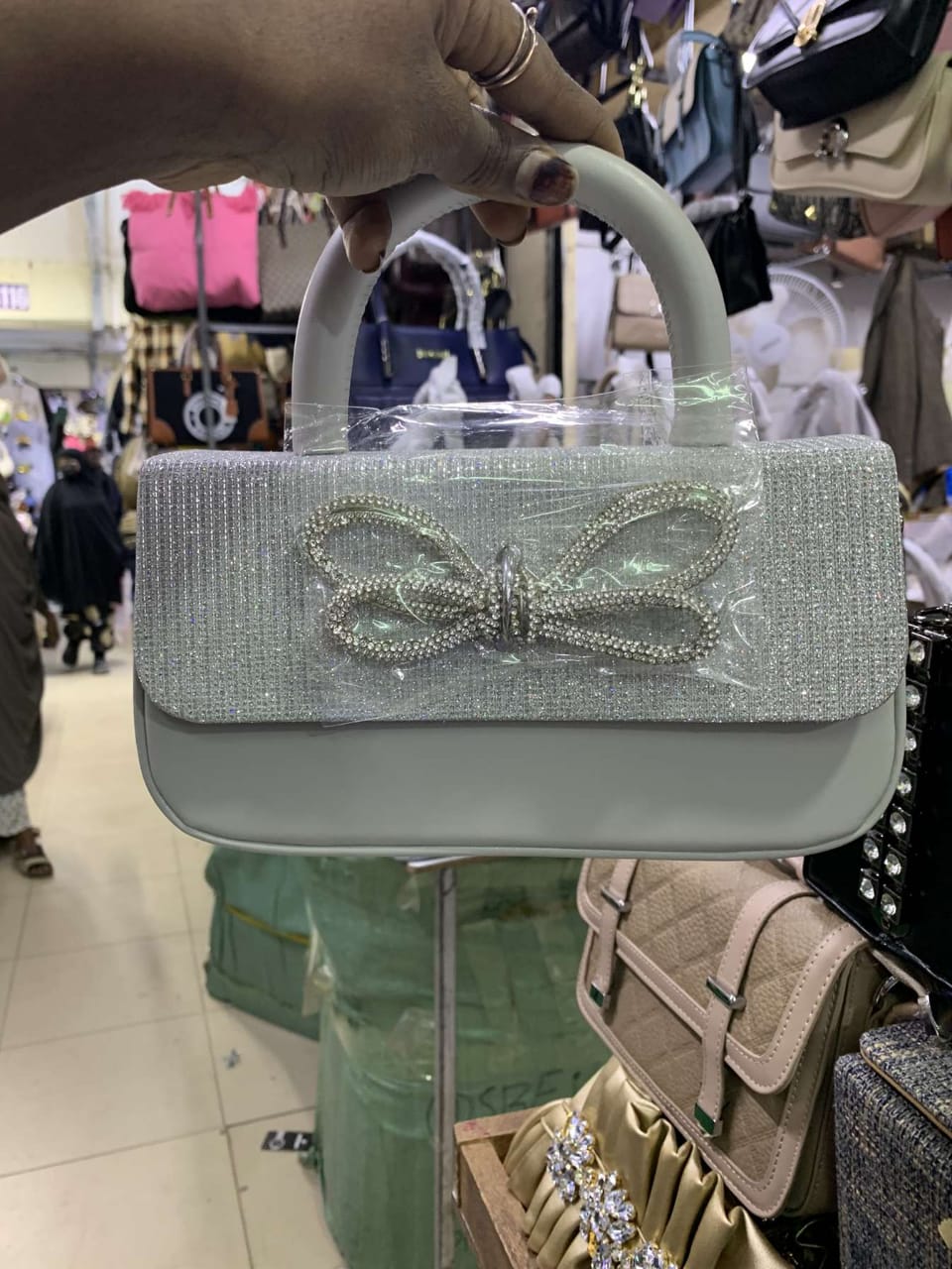 [ 🛍️ ONLINE OFFER 🛍️🤩✨ ONLY AT KILIMALL ] 1Pc Medium Genuine Leather Ladies Handbag – Stylish Rectangular Zipper Bag, Durable, Comfortable & Fashionable
