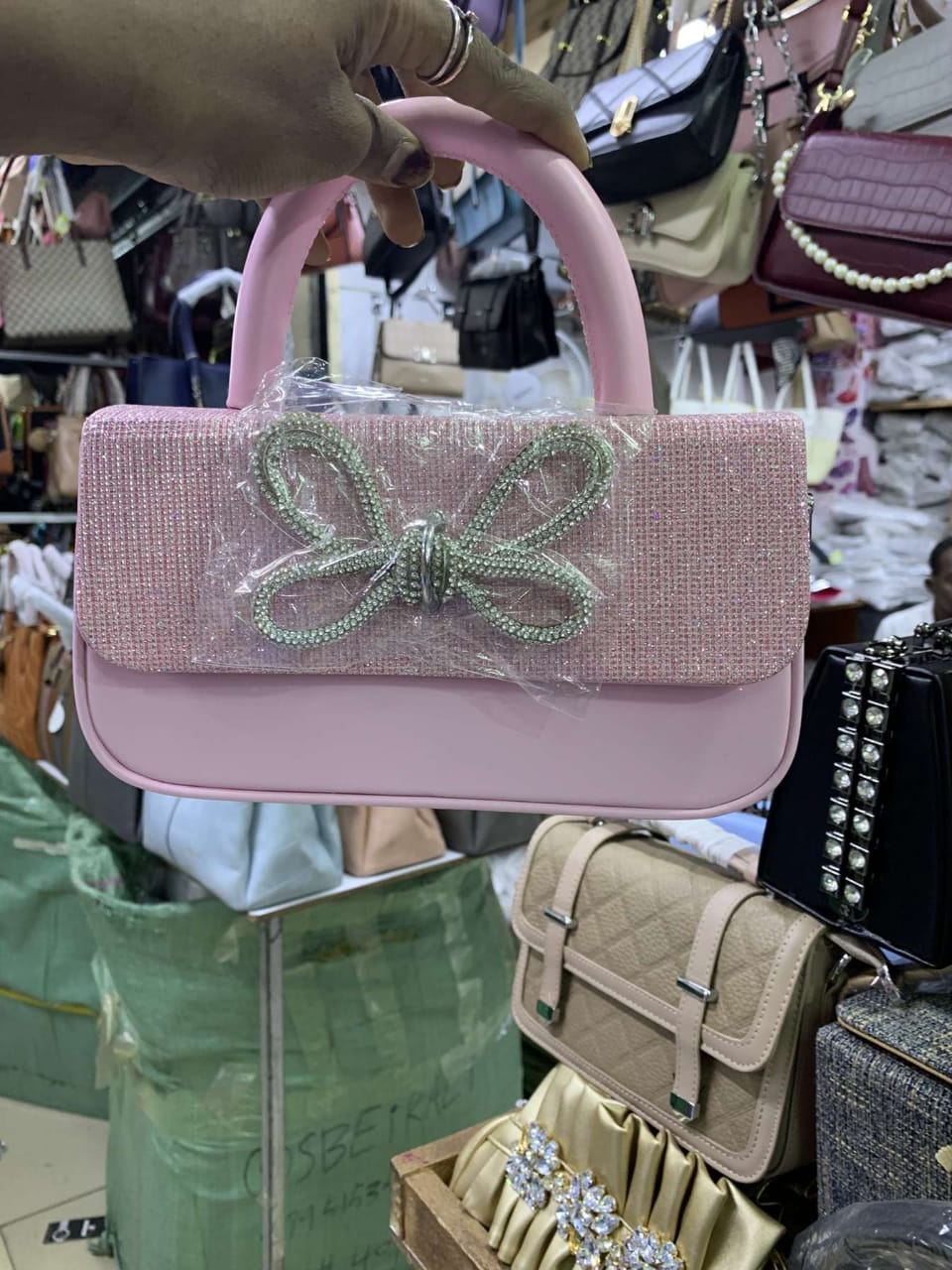 [ 🛍️ ONLINE OFFER 🛍️🤩✨ ONLY AT KILIMALL ] 1Pc Medium Genuine Leather Ladies Handbag – Stylish Rectangular Zipper Bag, Durable, Comfortable & Fashionable