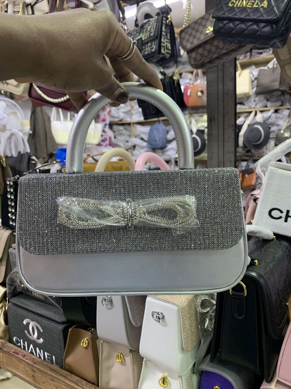 [ 🛍️ ONLINE OFFER 🛍️🤩✨ ONLY AT KILIMALL ] 1Pc Medium Genuine Leather Ladies Handbag – Stylish Rectangular Zipper Bag, Durable, Comfortable & Fashionable