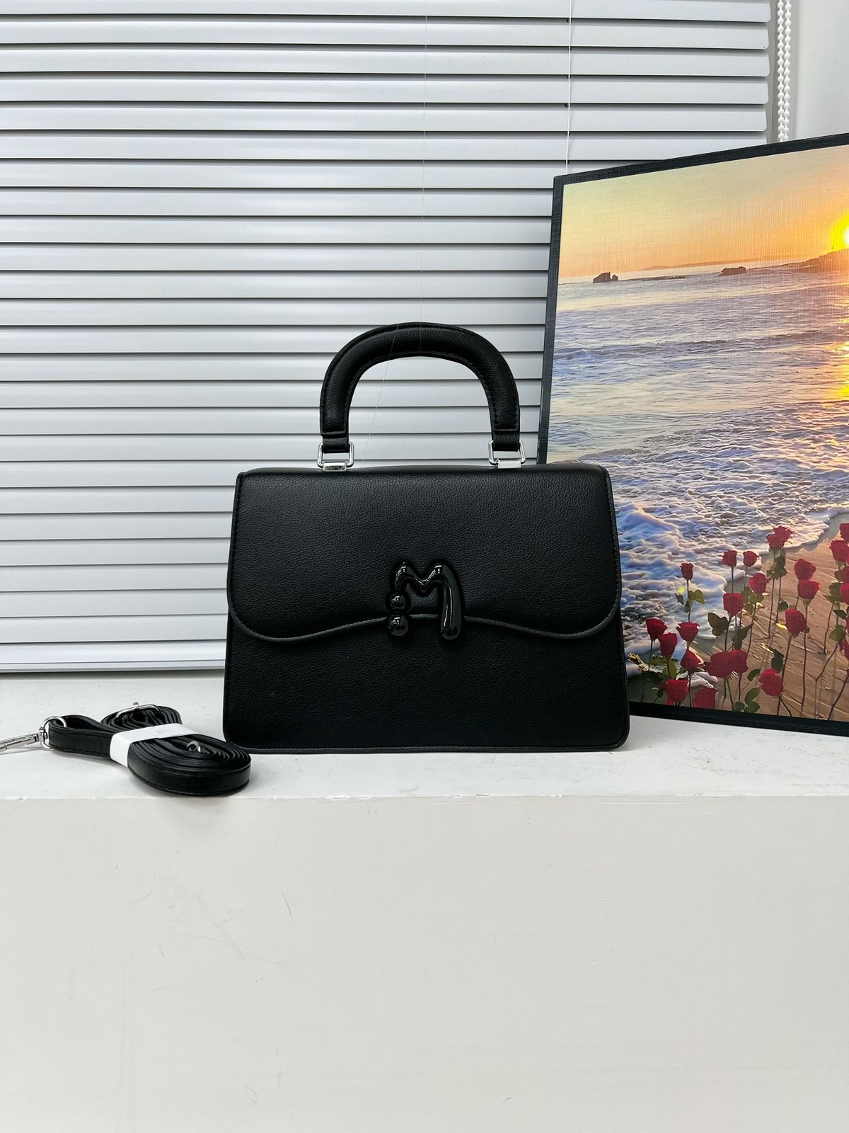 [💥 DISCOUNT OFFER 💥 🤩✨ ONLY AT KILIMALL] 1Pc Medium Genuine Leather Ladies Handbag – Stylish Round Zipper Bag, Durable, Comfortable & Fashionable