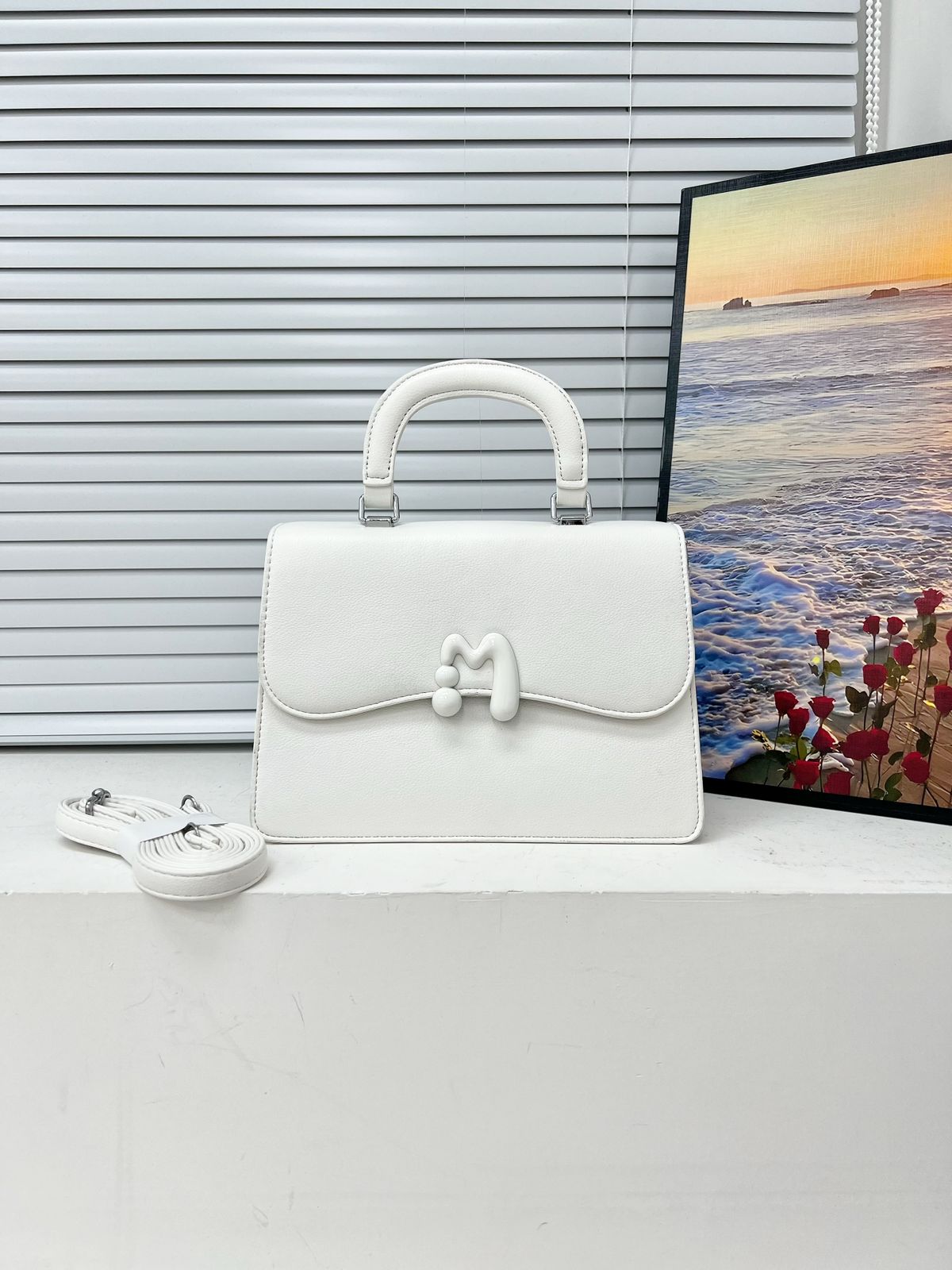 [💥 DISCOUNT OFFER 💥 🤩✨ ONLY AT KILIMALL] 1Pc Medium Genuine Leather Ladies Handbag – Stylish Round Zipper Bag, Durable, Comfortable & Fashionable