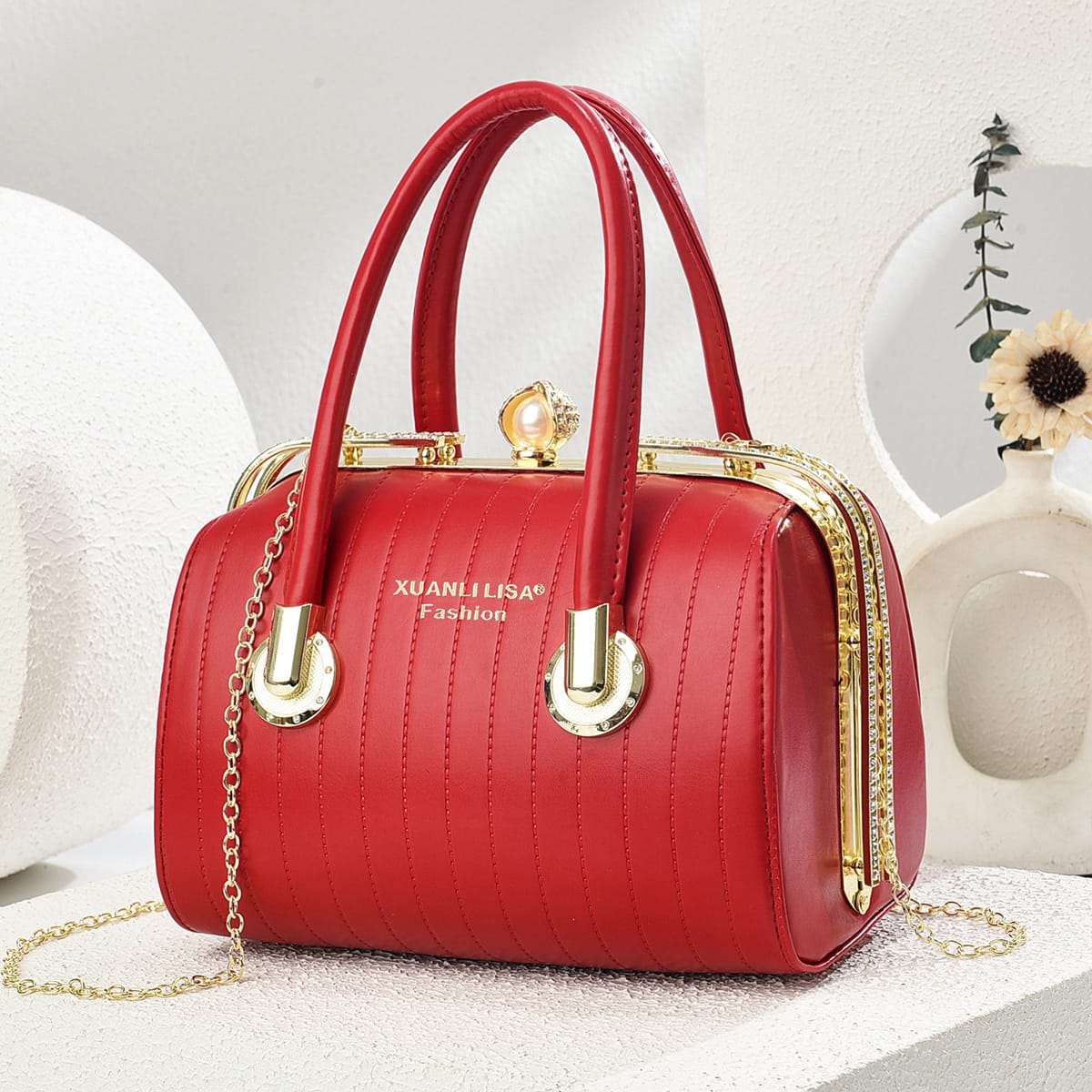 [🔥SPECIAL LIMITED OFFER🔥 🥑🌽ONLY AT KILIMALL !!! ] 1Pc Brand New High Quality Stylish and Luxurious Comfortable Ladies Handbag ..Designed With Durability and Functionality ✔👌