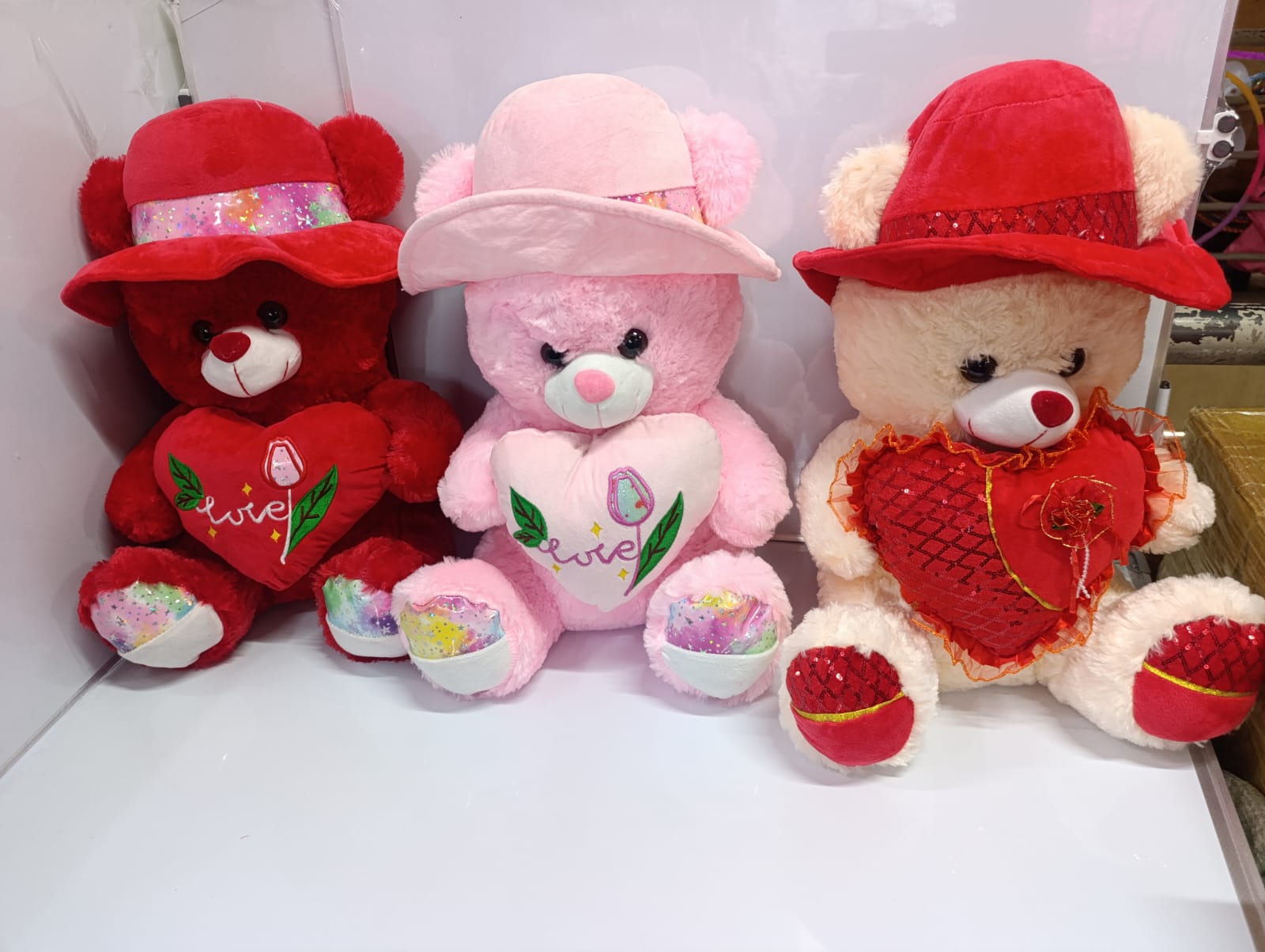 🏷️🏷️ PROMO OFFER 🏷️🏷️ - 1 PC Cute Teddy Bear Plush Toy 30cm Soft Cotton Stuffed Animal for Kids, Gifts, Decor, Fun, Affordable Price!!