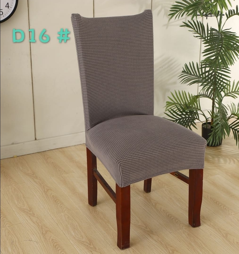 🎁 GIFT OFFER 🎁 - 6PC Dining Chair Seat Covers Stretchable Elastic High-Quality Slipcovers Protect Chair Seats Stylish & Easy to Clean