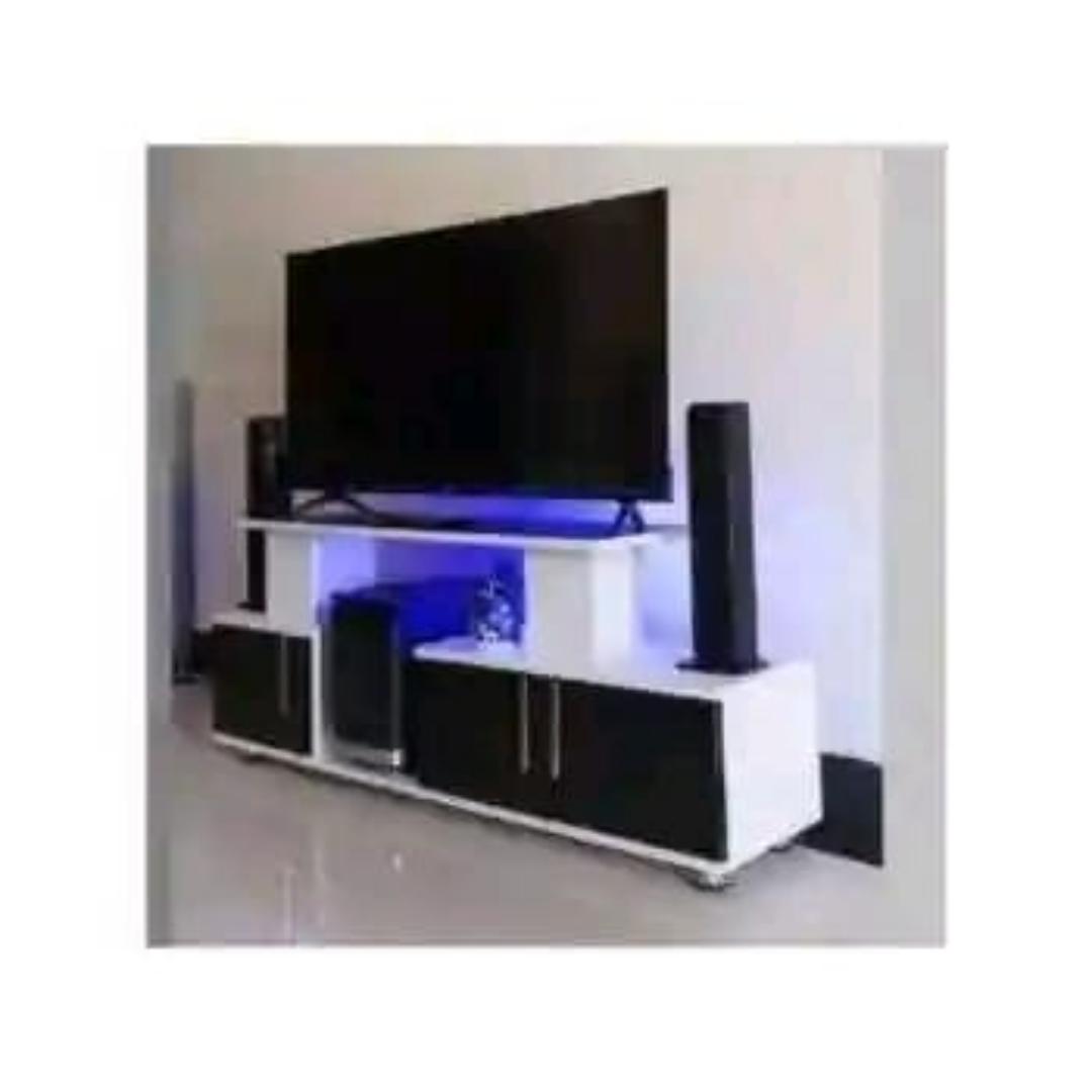 Wooden Strong Classic TV Stand Capable to Hold 55 Inch TV  Classy Design for Living Room