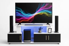 Wooden Strong Classic TV Stand  Classy Design for Living Room