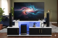 Wooden Strong Classic TV Stand  Classy Design for Living Room