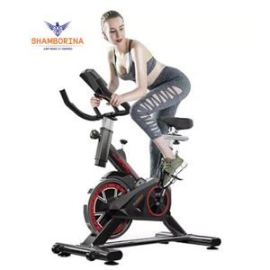 Exercise Spin Bike, Indoor Cycling Bike Stationary, Cycle Bike with Comfortable Seat Cushion, Digital Display with Pulse
Shamborina Fitness Exercise Bike/Spin Bike For Home Cardio And Strength Trainin