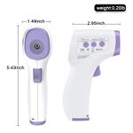 Digital Thermometer for Adults and Kids, No Touch Forehead Thermometer for Baby, 2 in 1 Body Surface Mode Infrared Thermometer with Fever Alarm and Instant Accuracy Readings
Digital Thermometer
