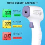 Digital Thermometer for Adults and Kids, No Touch Forehead Thermometer for Baby, 2 in 1 Body Surface Mode Infrared Thermometer with Fever Alarm and Instant Accuracy Readings
Digital Thermometer