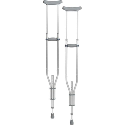 1 Piece Underarm Crutches for Adults,Sturdy Crutch,Aluminum Adjustable Crutches Suitable Height 4.6 Foot to 6.6,Comfortable Armpit Pad Non-Slip Rubber Pads for Walking Crutches
1 Piece Underarm Crutch