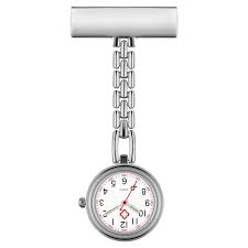 Nurse Watch With Brooch - Rose Gold