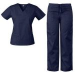 MEDICAL SCRUB Nursing Set 2 Pocket Nurse Uniform Suit V Neck Black M + PATELLA HAMMER
MEDICAL SCRUB Nursing Set 2 Pocket Nurse Uniform Suit V Neck Black M + PATELLA HAMMERDear customers, welcome to my
