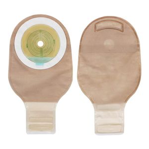10 PCS Colostomy Bags Ostomy Supplies for Ileostomy Stoma Care One-Piece Ostomy Bag Barrier with Stripes Colonoscopy Colostomy Bag Max Cut 15-60mm Back Window+ a packe of gloves
10 PCS Colostomy Bags