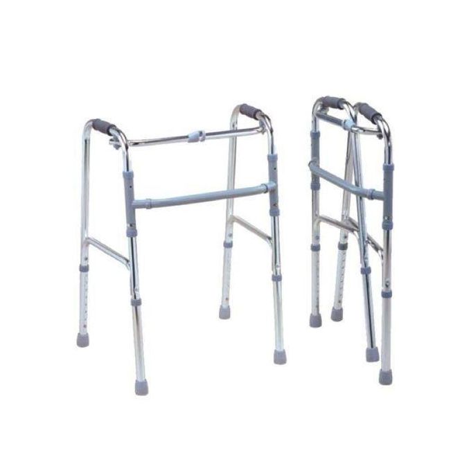 Adjustable Adult Walker, Shinning Silver Frames, The Adjustable Adult Walker with a shining silver frame is also commonly referred to as an adjustable adult walking frame,