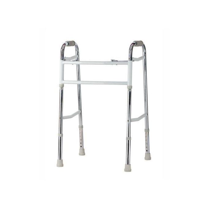 Adjustable Adult Walker, Shinning Silver Frames, The Adjustable Adult Walker with a shining silver frame is also commonly referred to as an adjustable adult walking frame,