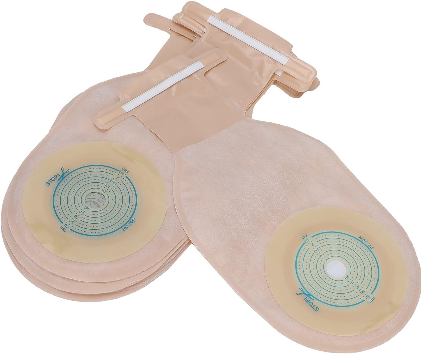 10 PIECE COLOSTOMY POUCH SET.COLOSTOMY CARE BAG PACK OF 10.TEN COUNT OSTOMY COLLECTION BAGS.DISPOSABLE COLOSTOMY POUCHES – 10 PCS.COLOSTOMY DRAINAGE BAG SET (10 UNITS). MEDICAL GRADE COLOSTOMY BAG PAC