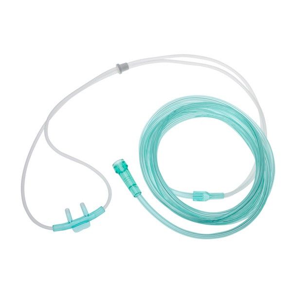 OXYGEN NASAL CANNULA WITH SUPPLY TUBING. NASAL OXYGEN DELIVERY PRONGS.OXYGEN ADMINISTRATION NASAL PRONG SET.MEDICAL NASAL OXYGEN CANNULA SYSTEM.PATIENT OXYGEN NASAL DELIVERY TUBING.LOW FLOW NASAL OXYG