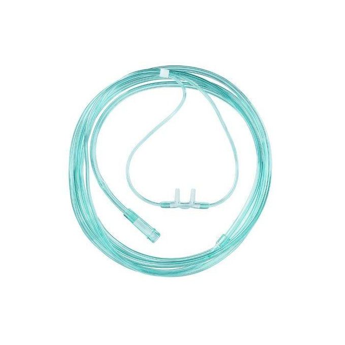 OXYGEN NASAL CANNULA WITH SUPPLY TUBING. NASAL OXYGEN DELIVERY PRONGS.OXYGEN ADMINISTRATION NASAL PRONG SET.MEDICAL NASAL OXYGEN CANNULA SYSTEM.PATIENT OXYGEN NASAL DELIVERY TUBING.LOW FLOW NASAL OXYG