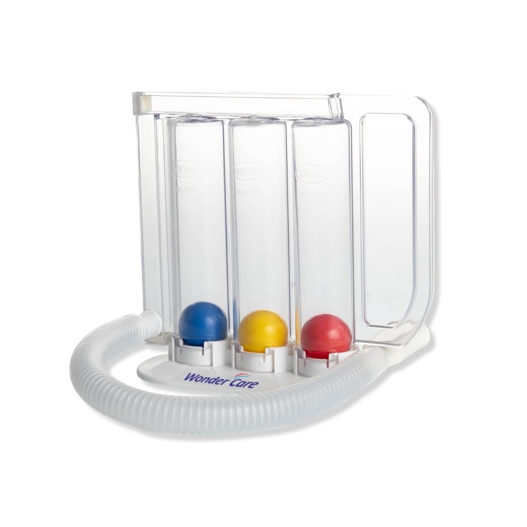 3-BALL INCENTIVE SPIROMETER. THREE BALL INCENTIVE SPIROMETER•  3-BALL RESPIRATORY EXERCISER•  TRIPLE BALL BREATHING EXERCISER•  INCENTIVE SPIROMETER THREE BALL TYPE•  3-CHAMBER INCENTIVE SPIROMETER•