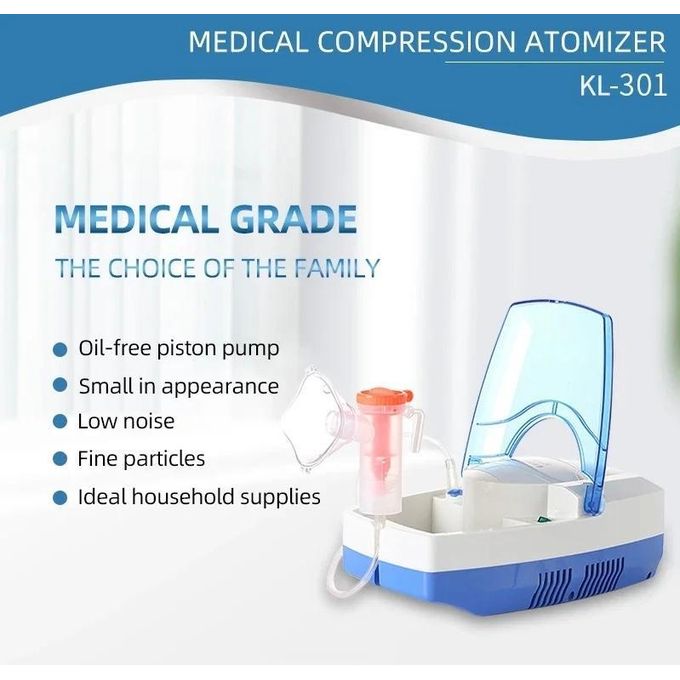Ultrasonic Air Piston Compressor Nebulizer Machine Atomizer For Adults Kids Portable Atomization Nebulizer Compressor Kit CompMist Inhaler Mist Inhalator