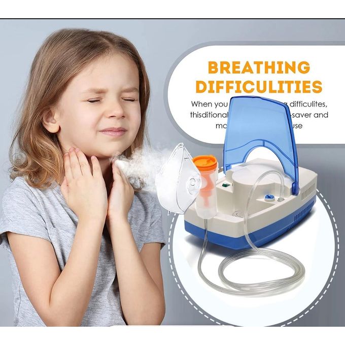 Ultrasonic Air Piston Compressor Nebulizer Machine Atomizer For Adults Kids Portable Atomization Nebulizer Compressor Kit CompMist Inhaler Mist Inhalator