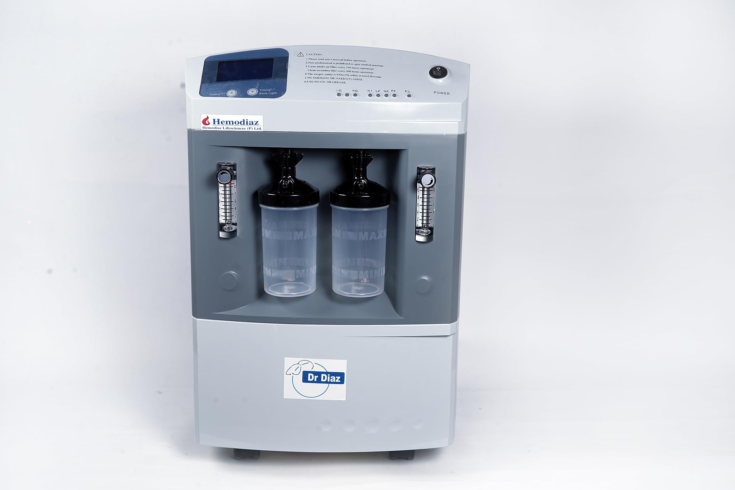 10 L OXYGEN CONCENTRATOR (DOUBLE FLOW). A HIGH-FLOW OXYGEN CONCENTRATOR, MEDICAL OXYGEN GENERATOR, OR DUAL-OUTLET OXYGEN CONCENTRATOR.