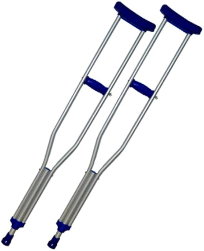 AXILLARY CRUTCH (MEDIUM).UNDERARM CRUTCH, ARM-SUPPORTED CRUTCH, MEDIUM-SIZED WALKING CRUTCH, OR UNDERARM WALKING SUPPORT