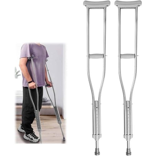 AXILLARY CRUTCH (MEDIUM).UNDERARM CRUTCH, ARM-SUPPORTED CRUTCH, MEDIUM-SIZED WALKING CRUTCH, OR UNDERARM WALKING SUPPORT
