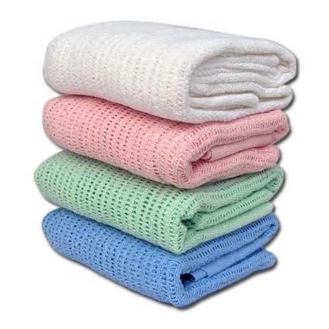 CELLULAR BLANKETS. HONEYCOMB BLANKETS, AERATED BLANKETS, VENTILATED WARMING BLANKETS, OR HOSPITAL AIR BLANKETS