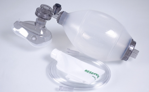 A PAEDIATRIC AMBU BAG. A PAEDIATRIC MANUAL RESUSCITATOR, CHILD RESUSCITATION BAG, OR PAEDIATRIC BAG-VALVE-MASK (BVM), PARTICULARLY IN MEDICAL, EMERGENCY, AND CLINICAL SETTINGS.
